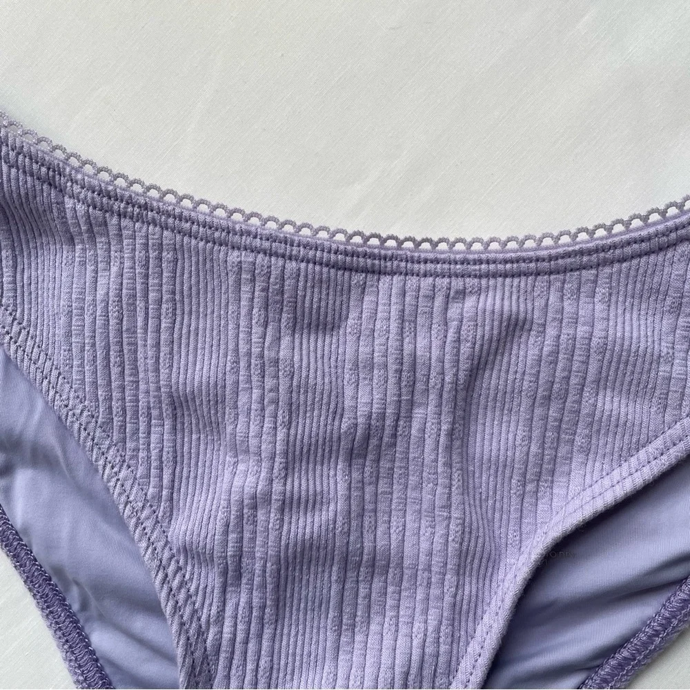 NWT Frankies Bikinis Katarina Cheeky Bikini Bottom Large